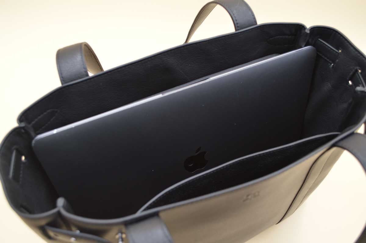 Sac Cabas Sabrina Noir - Atelier Come et Marcel 9